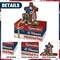 4-Piece Memorial Day Wooden Book Stack Decorations – Patriotic Red, White & Blue Tiered Tray Décor with Boots, Cross, Helmet & Flag for Home, Office & Veterans Day